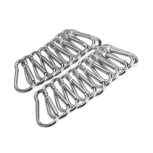 Εκπτώσεις! 20Carabiners Ελαφρύ, πολλαπλών χρήσεων, καραμπίνερ με ελατήριο και κλείδωμα