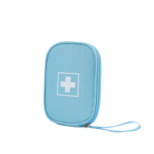 Portable First Aid Kit in Oxford Cloth – Emergency Medical Bag for Home, Car, Outdoor, Cycling, Travel – Blue