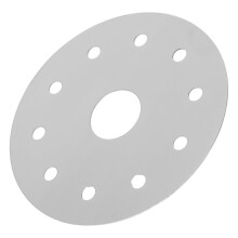 Topbathy Stainless Steel Diffuser Heat Induction Disk Silver Heat Diffusion Cooking 1Pcs