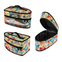 Travel Iron Carrying Storage Bag Butterfly Garment Steamer Box Travel Steamer Holder and Hair Styling Tool, Case Only