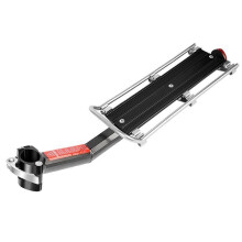 Bicycle Carrier Rack Bicycle Post Rear Shelf Mountain Road Bike Rear Mount Tail Aluminum Alloy Bag Support Black