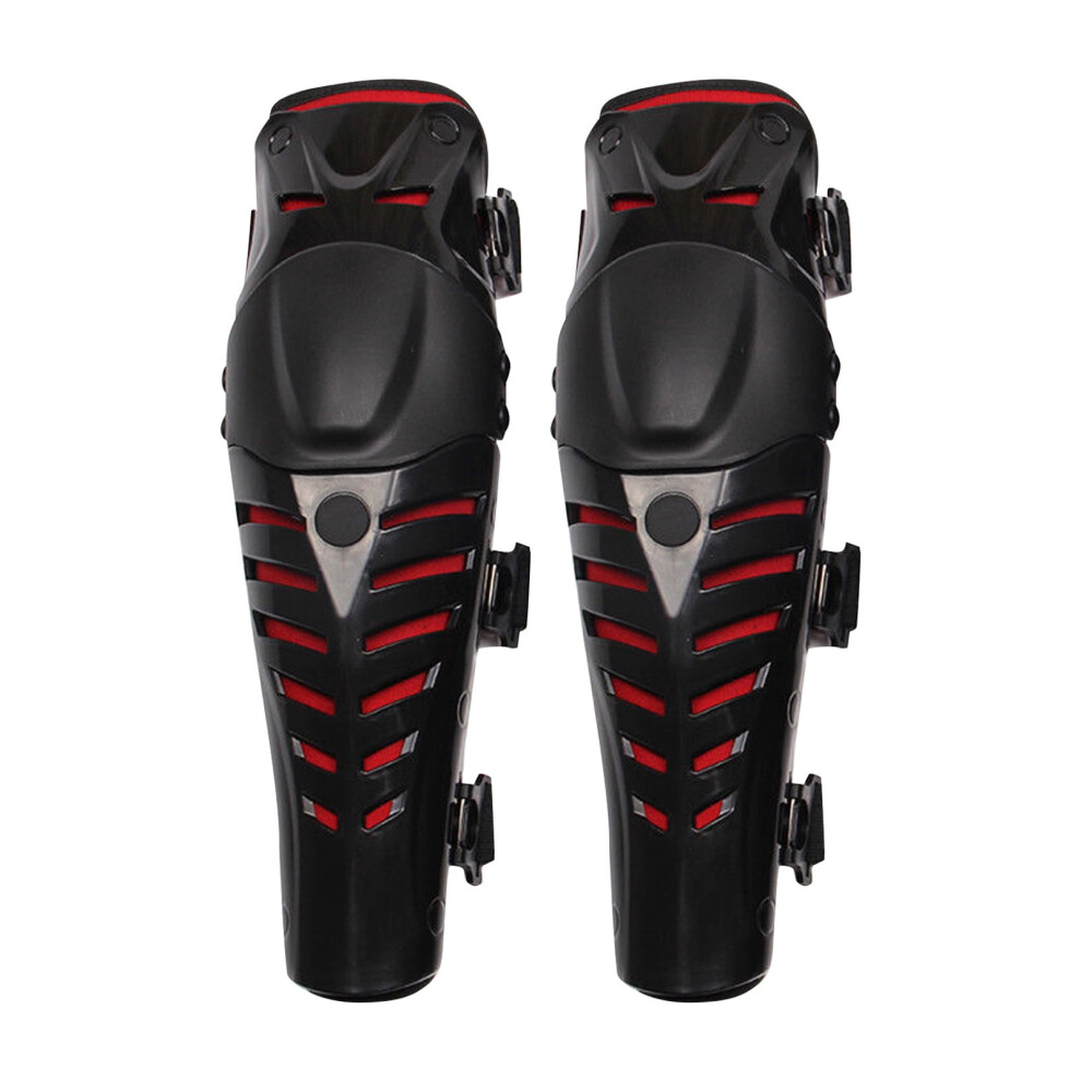 Knee Shin Guards Elbow Guards Adult Dirt Bike Protective Gear For Men Adjustable Elbow And Knee Pads Motocross Mountain Bike Motorcycle Red 9165521919024