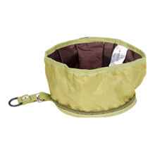 Foldable Dog & Cat Travel Bowl - Portable Food-Grade Nylon Feeding Bowl for Outdoor Hiking & Walking