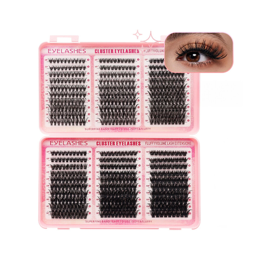 Dachuang Beauty Black (Dmix60z) Fluffy False Eyelashes For Daily & Stage Makeup