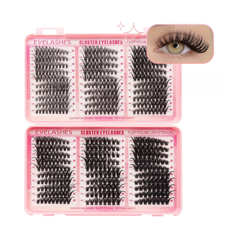 Dachuang Beauty Black (Zmix60) Fluffy False Eyelashes For Daily & Stage Makeup
