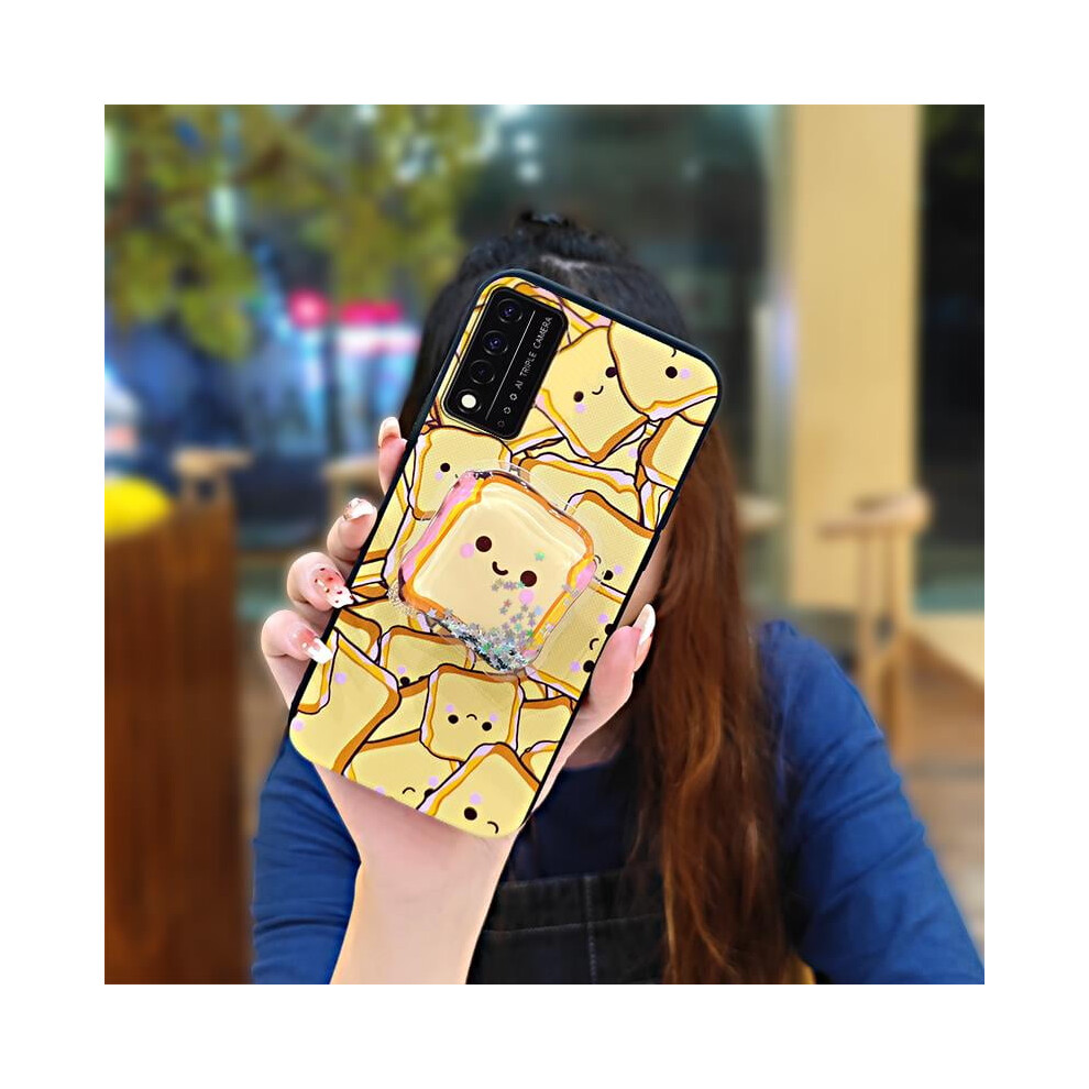 Phone Case For Compatible With Tcl T-Mobile Revvl V+ 5G/Revvl V Plus 5G Â Quicksand Tpu Cover With Rotatable Kickstand & Lens Protection 9165521919093