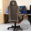 Leopard Print Gaming Chair Cover Breathable Removable 2 3