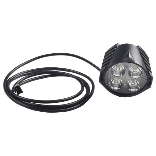 Λάμπα προβολέα 1 τεμ. 12W υψηλής ισχύος 36V/48V ABS πλαστικά πίσω φώτα ποδηλάτου φλας 2
