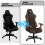 Leopard Print Gaming Chair Cover Breathable Removable 2 5