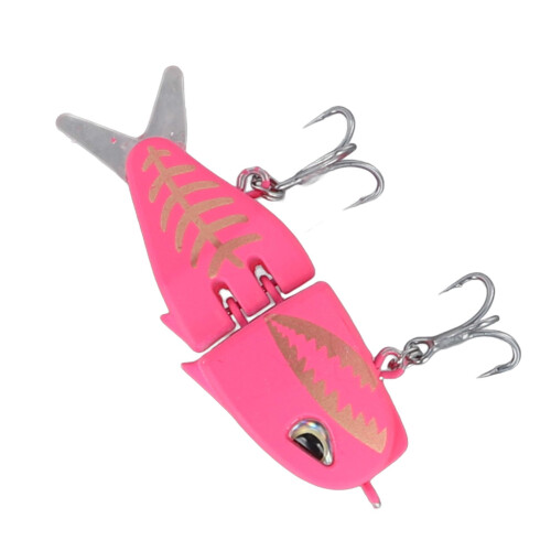 Multi-Section Glide Bait Swim Baits Vishengel met Vervangbare Staart 2