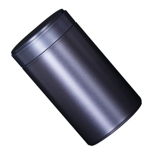 ULTNICE Kitchen Storage Tinplate Container Black 3Pcs 9x9x16cm 2