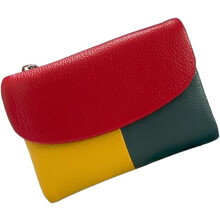 Joyfullygo Pebble Leather Wallet – RFID Blocking, Waterproof, Slim Bifold with 14+ Card Slots, Cash & Coin Pocket, Soft Genuine Leather