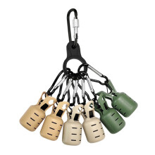 FEAMOS 6Pcs Squid Jigs Hook Protector Squid Jigs Covers Protector with Carabiner Squid Jigs Baits Protector Fishing Tackle