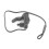 Left Parcel Shelf String For A3 Sportback For S3 For RS3 2013-2016 8V4867667 2