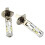 2X H1 6000K Super White5630 10SMD Λάμπα προβολέα LED Φως ομίχλης οδήγησης DRL Λάμπα 3