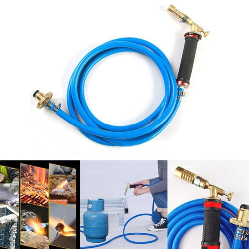 Μεταλλικός Φλόγιστρο Συγκόλλησης LPG με Σωλήνα 2,5 μέτρων για 2