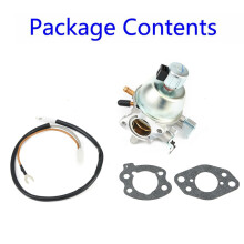Kit complet de remplacement de carburateur pour moteur Vanguard LT166B et S16HP, avec joints et connecteur de câbles.