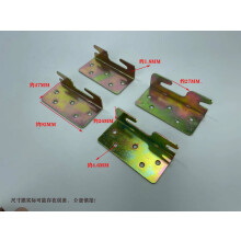4pcs Bed Frame Mounting Hardware Bed Frame Hook Plates Universal Bed Rail Connectors Heavy Duty Bed Frame Hardware for Wooden Bed Frames