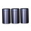 ULTNICE Kitchen Storage Tinplate Container Black 3Pcs 9x9x16cm 4