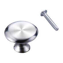 Cabinet Knob, Round Drawer Pulls, Dresser Knobs, Kitchen Knobs, Closet Cupboard Door Cabinet Knobs Pull Handles Hardware with Long Short Screws