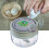 Green Small Size Manual Garlic Masher 0.3 lb 2