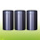 ULTNICE Kitchen Storage Tinplate Container Black 3Pcs 9x9x16cm 8