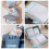 5 Set Compression Packing Cubes, Expandable Organizers for Travel Blue 6
