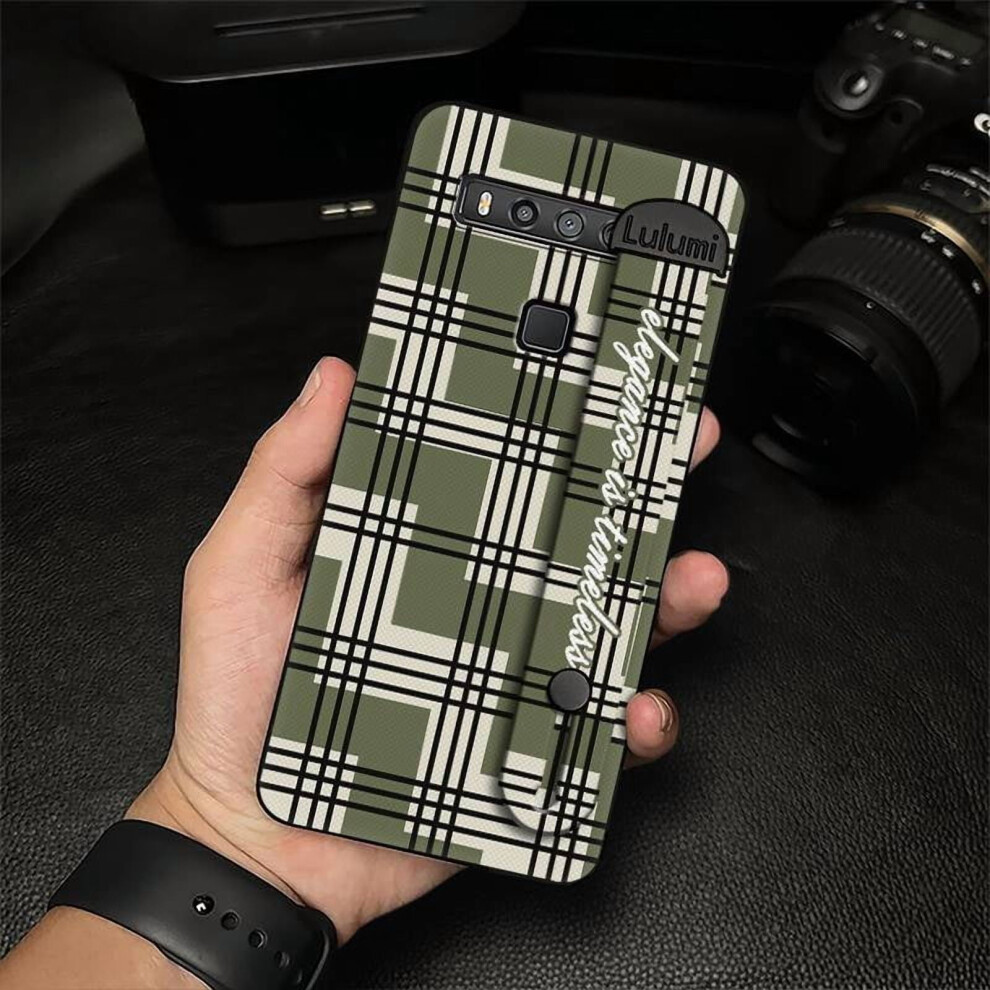 Soft Phone Case For Tcl 10 5G Uw Â Waterproof, Durable, With Wrist Strap & Fashion Geometry Design 9165521921249