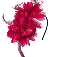 Halloween Feathered Headband Soft and Comfortable Flower Headwear Adjustable Hair Accessory for Women and Girls