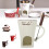 Ceramic Fondue Cups White Set with Tealight for Chocolate 1