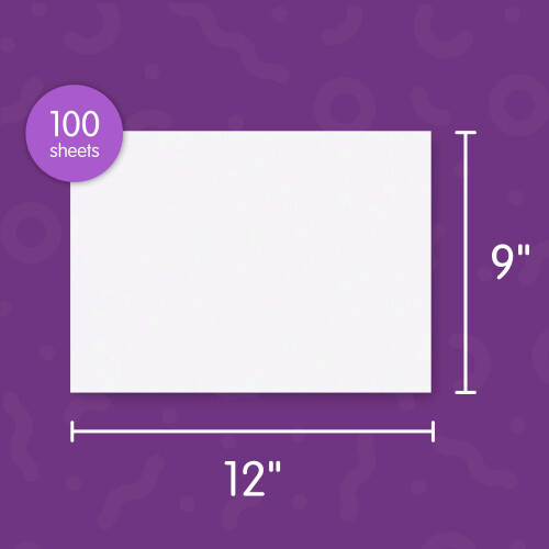 Art Paper 9x12 Inch Soak-Resistant 100 Sheets 1
