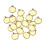 20pcs 10/12/14/16mm Brass Round Blank Cabochon Base Setting Trays 14mm 1