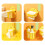 Cute Duck Wall Mounted Tissue Roll Basket PP Removable Shelf Bathroom Kitchen 7