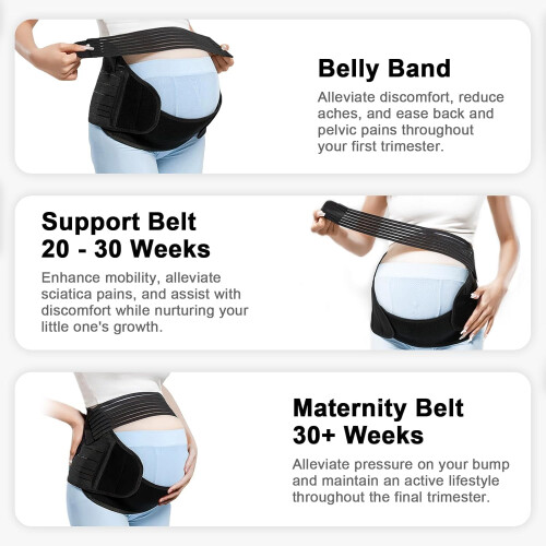 Adjustable Pregnancy Support Belt for Back Pelvic Hip Pain 1