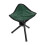 Outdoor Camping Folding Tripod Chair, Green 3