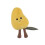 Frisk mango plysjleke for barn 5,5 tommer 3