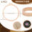 6-Pcs Solid Wood Adjustable Embroidery Hoop Set – Smooth Round Cross Stitch Frame, Multipurpose Ring for Needlework 2