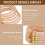 6-Pcs Solid Wood Adjustable Embroidery Hoop Set – Smooth Round Cross Stitch Frame, Multipurpose Ring for Needlework 3