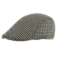 Beretă britanică în carouri pentru bărbați, primăvara și toamna, pălărie casual în aer liber, retro, modă simplă, cu bile de duck, pentru