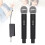 Wireless Microphone System Cordless, 40MHz, 50m Range, Rechargeable 15