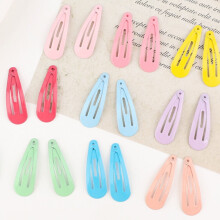 Toddler snap hair clips metal holds 50 pcs