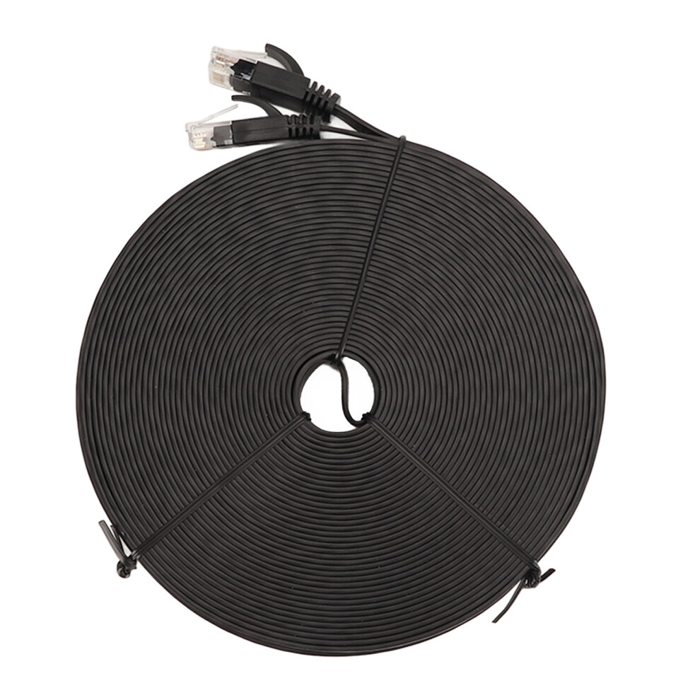 66Ft Cat6 Gigabit Ethernet Cable 1000Mbps For Routers & Laptops Black 9361387627671