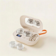 Ultrasonic Contact Lens Cleaner Portable Case for Soft