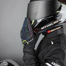 Motorcycle Gloves Women Reflective Cushioned TPU Summer