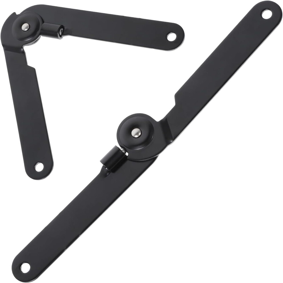 180 Degree Rotating Locking Hinges Heavy Duty Iron Lid Support Upgrades Pack Of 2 For Cabinet Door Furniture Hardware 9180435439093