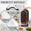 Heart-Shaped Cherry Pattern Proof Stain Kitchen Blender Dust Cover Reusable Durable Protective Case with Top Handle for Home Kitchen Indoor 3