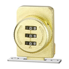 Glass Cabinet Lock Door Password Locks Zinc Alloy Single Double Door Lock A Gold