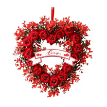 Wreath message recorder cassette greeting card handmade
