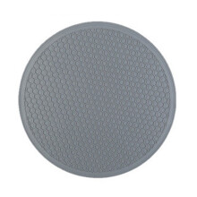 Silicone Honeycomb Placemats – Single/Double Sided, Non-Slip, Heat-Resistant Round Table Mats for Kitchen Use
