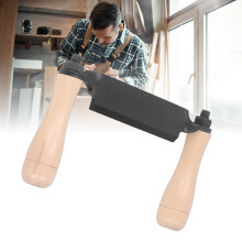 8in Tungsten Steel Draw Blade for Woodworking & Debarking, Dual Handle